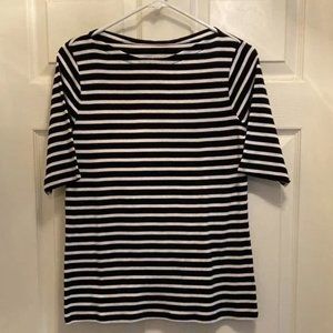 Charter Club Women's Boat Neck Shirt- Size Medium